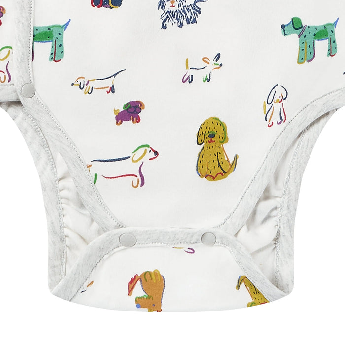 Nest Designs LS Kimono Onesie - Bingo