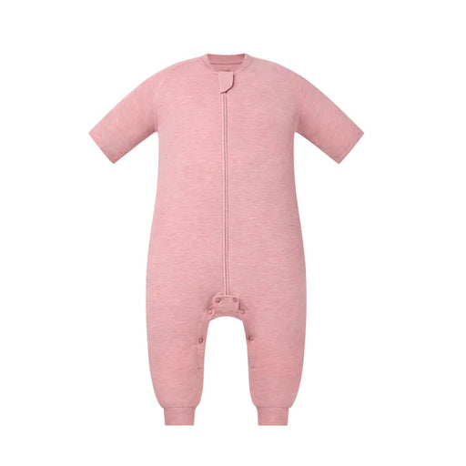 Nest Designs Short Sleeve Footed Sleep Bag 0.6Tog - Pink Sunset