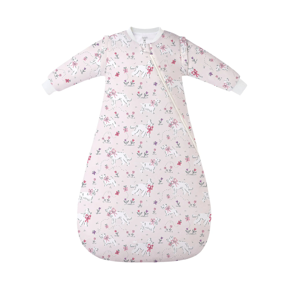 Nest Designs Removable Sleeve Sleep Bag 1.0T - Doggie Meadow