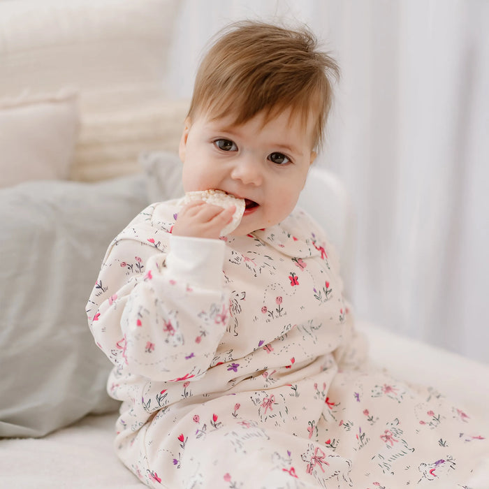 Nest Designs Removable Sleeve Sleep Bag 1.0T - Doggie Meadow