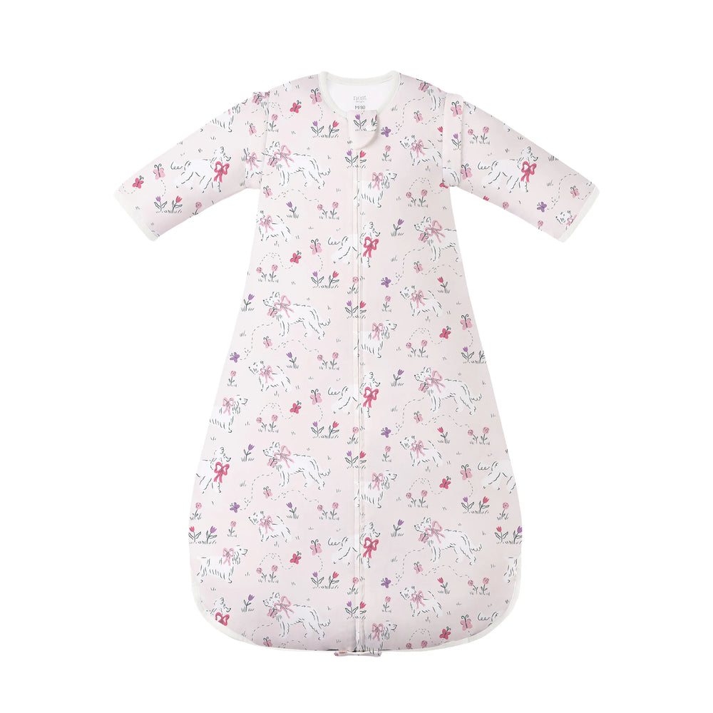 Nest Designs Removable 3/4 Sleeve Sleep Bag 0.6T - Doggie Meadow