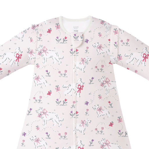 Nest Designs Removable 3/4 Sleeve Sleep Bag 0.6T - Doggie Meadow