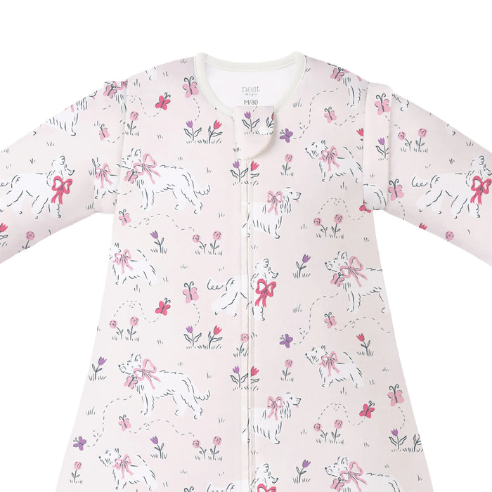 Nest Designs Removable 3/4 Sleeve Sleep Bag 0.6T - Doggie Meadow