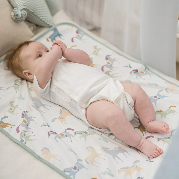 Nest Designs Waterproof Change Pad S - Pony Express 60x80cm