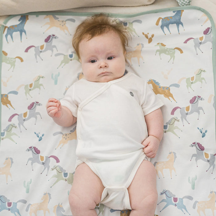 Nest Designs Waterproof Change Pad S - Pony Express 60x80cm