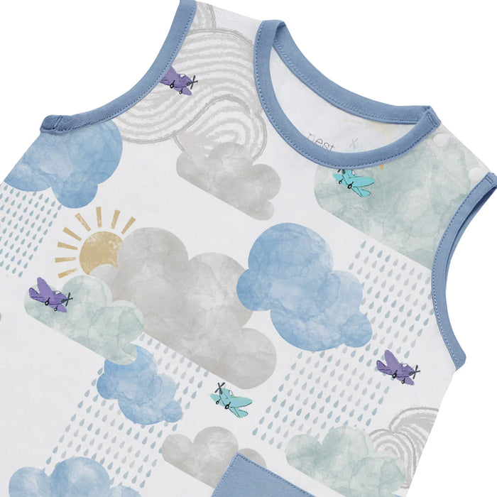 Nest Designs Sleeveless Romper - Fluffy Puffs