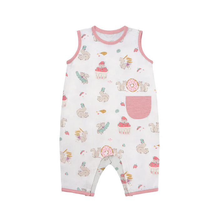 Nest Designs Sleeveless Romper - Very Squirrelly