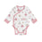 Nest Designs Long Sleeve Kimono Onesie - Very Squirrelly