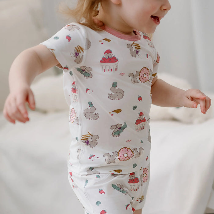 Nest Designs Short Sleeve PJ Set - Very Squirrelly