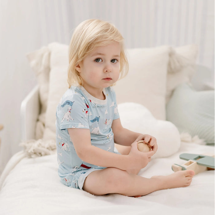 Nest Designs Short Sleeve PJ Set - Puppy Park