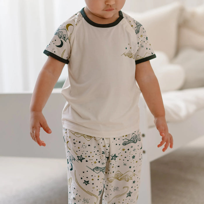 Nest Designs Short Sleeve Play Set - Stars White