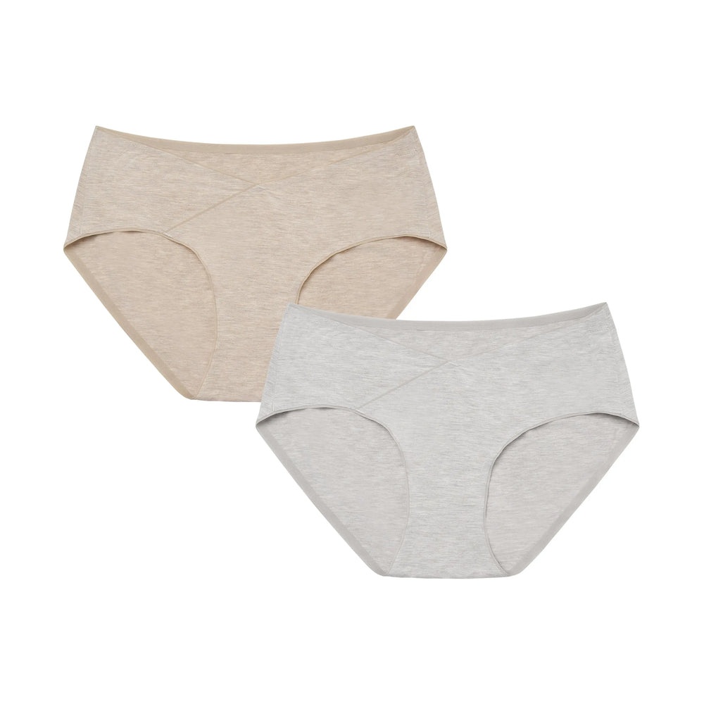 Nest Designs Women's Underwear 2pk - Warm Taupe/Gray Dusk