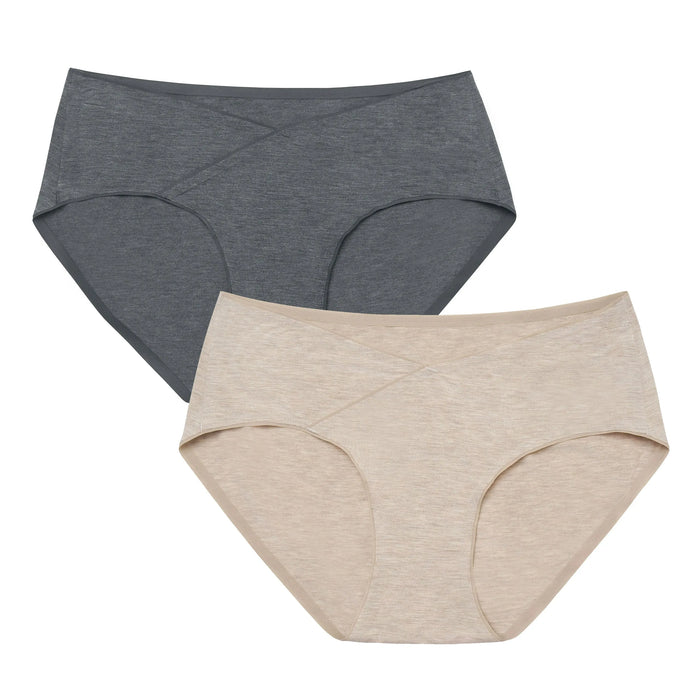 Nest Designs Women's Underwear 2pk - Warm Taupe/Charcoal