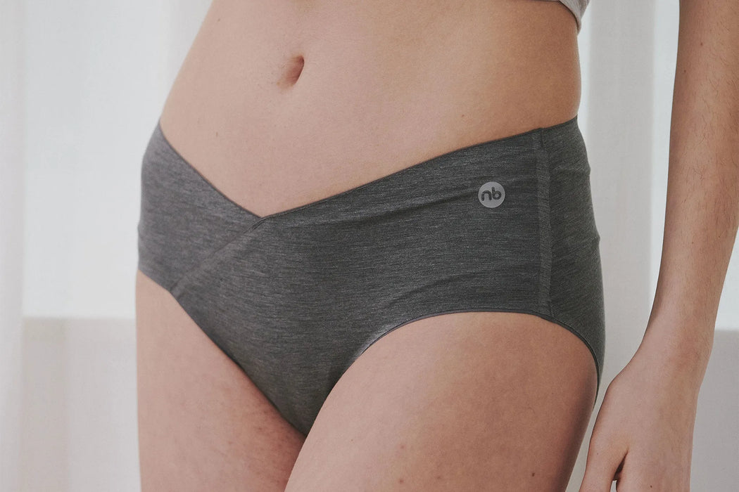 Nest Designs Women's Underwear 2pk - Warm Taupe/Charcoal