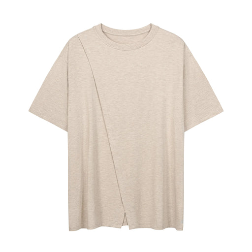 Nest Designs Short Sleeve Nursing T Shirt- Warm Taupe