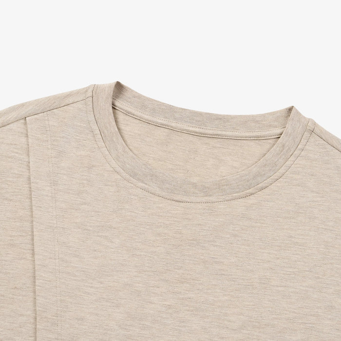 Nest Designs Short Sleeve Nursing T Shirt- Warm Taupe