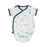 Nest Designs Short Sleeve Kimono Onesie - Stars White