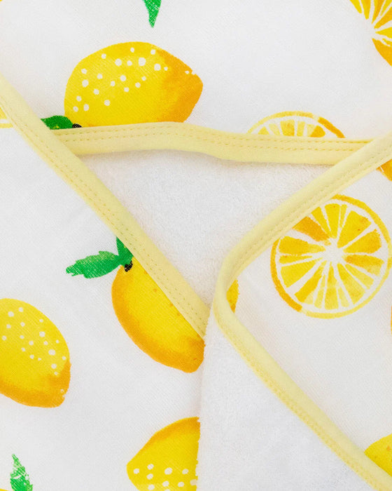 Little Unicorn Infant Hooded Towel - Lemon