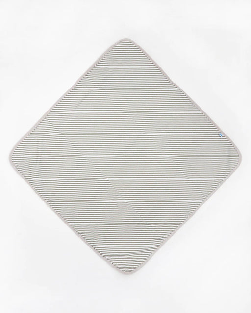 Little Unicorn Infant Hooded Towel - Grey Stripe