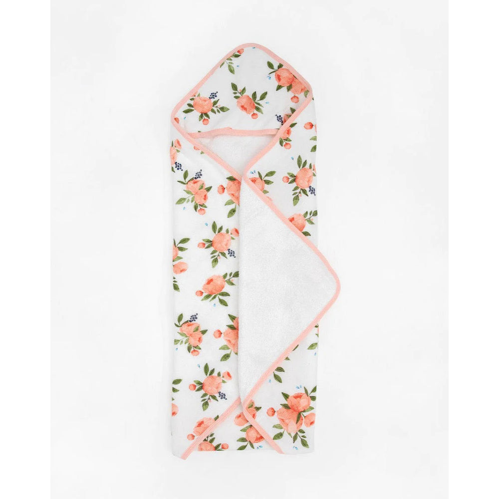 Little Unicorn Infant Hooded Towel - Watercolor Roses