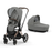 Cybex Priam- Rose Gold with Mirage Grey Seat + Priam4/eP4 Cot Mirage Grey Bundle