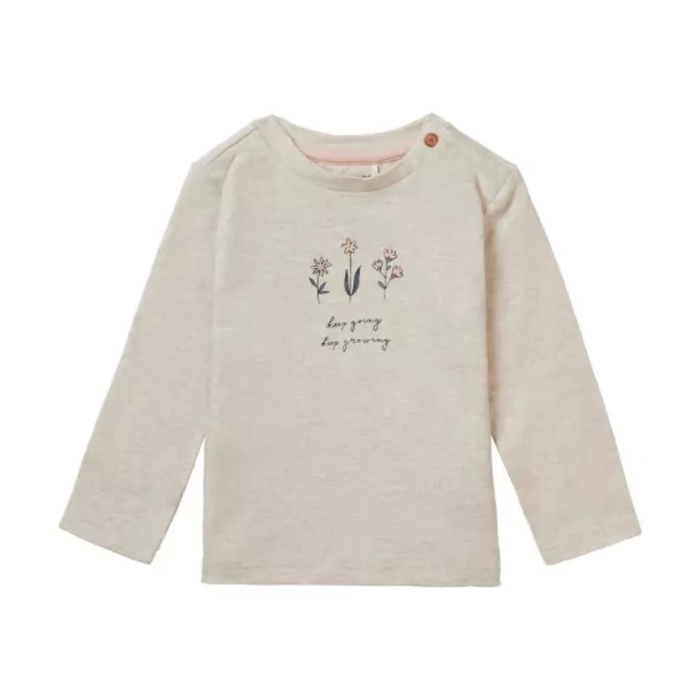 Noppies Girl Tee Long Sleeve - Oatmeal