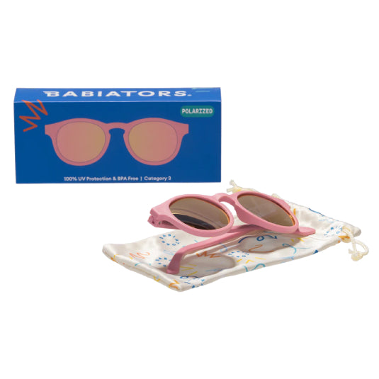 Babiators Keyhole Polarized Pretty in Pink 0-2Y