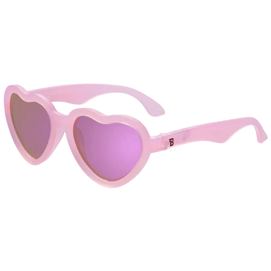 Babiators The Influencer Sunglasses Pink Transparent w/Purple 6yrs BLU-024