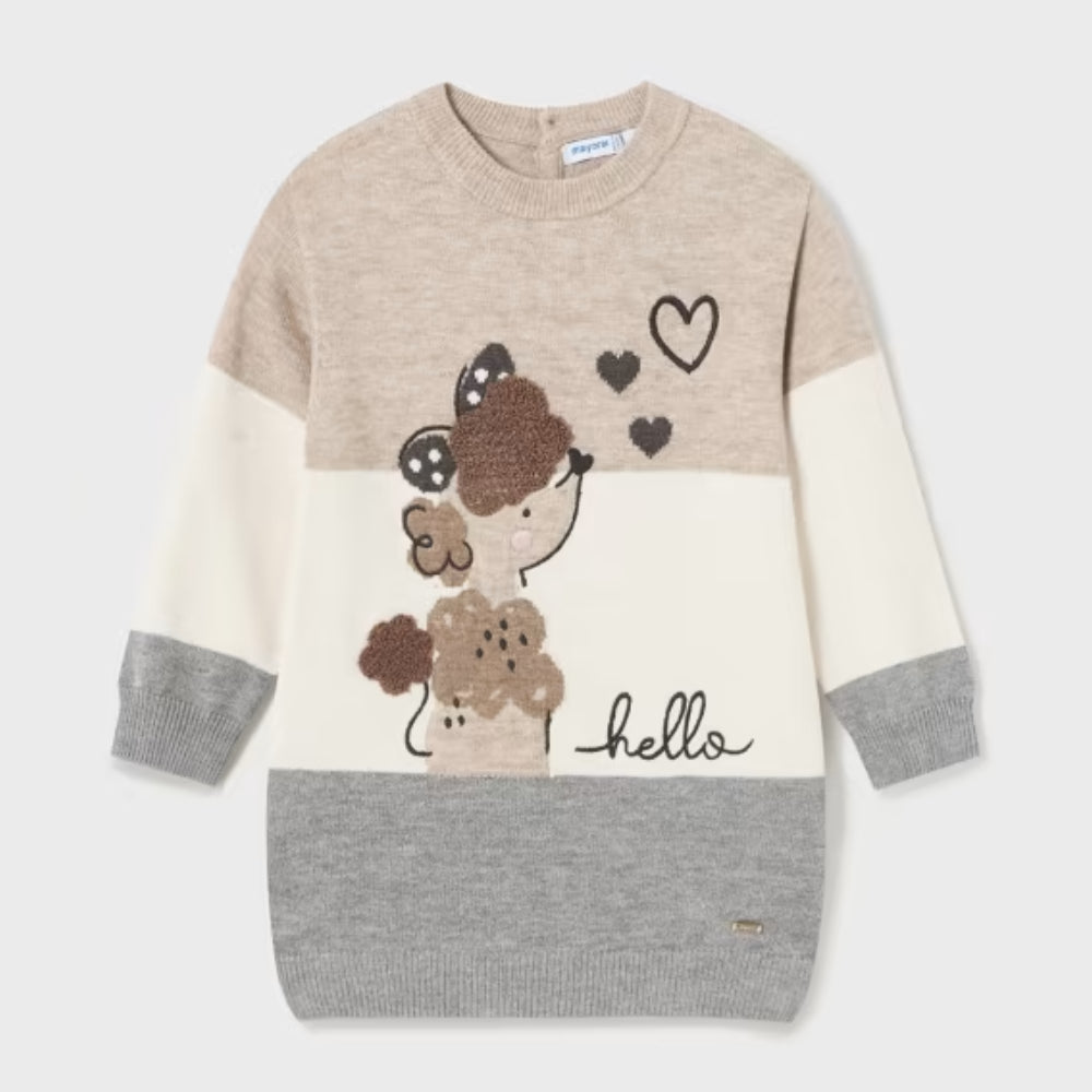 Mayoral Knit Dress - Acero Vig 2990