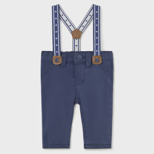 Mayoral Long Trousers w/ Suspenders - Midnight 2515