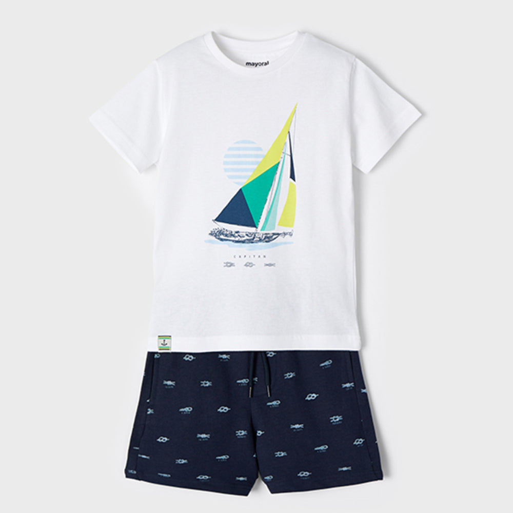 Mayoral Knit Set - Bco-marino (3654-23)