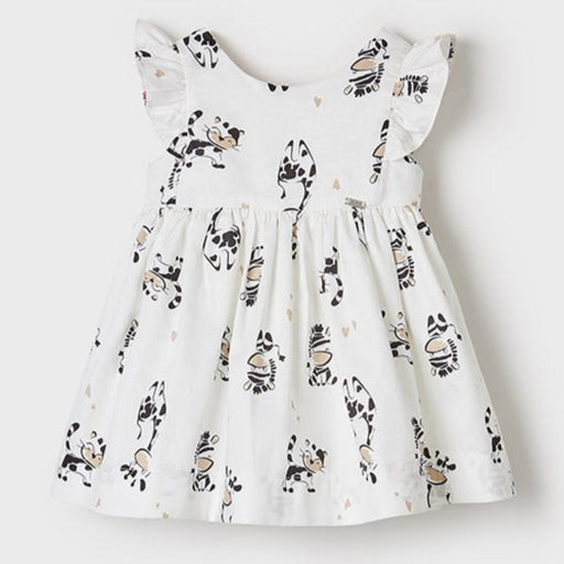 Mayoral Zebra Printed Dress - Crudo (1920-3)