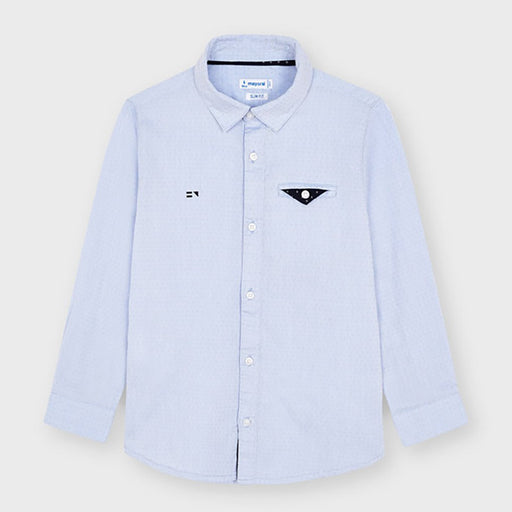 Mayoral Long Sleeve Dress Shirt - Celeste (4165-29)