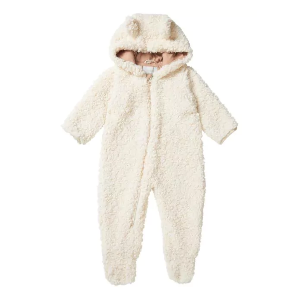 Noppies Unisex Playsuit Long Sleeve - Buttercream