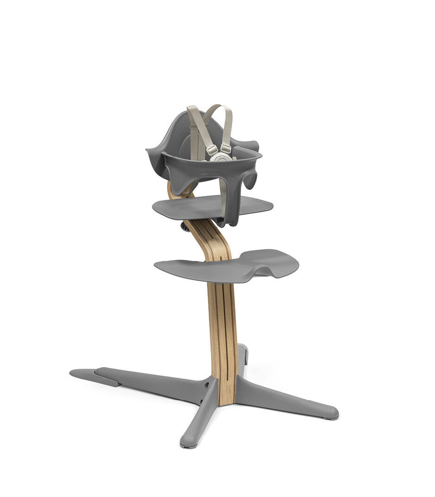 Stokke Nomi High Chair Bundle Oak - Oak Grey