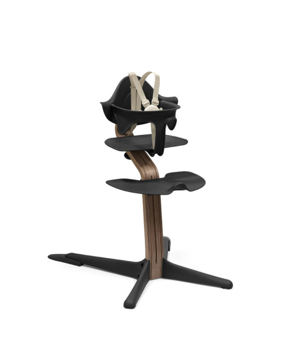Stokke Nomi High Chair Bundle Walnut - Black