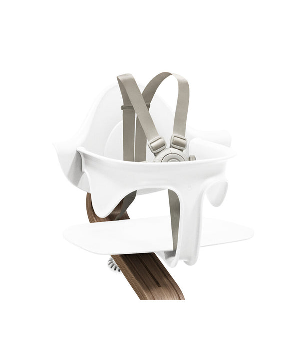 Stokke Nomi High Chair Bundle Walnut - White