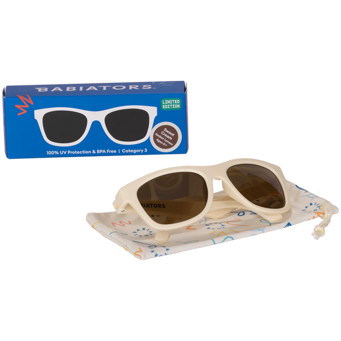 Babiators Navigator Originals - Sweet Cream 6Y+
