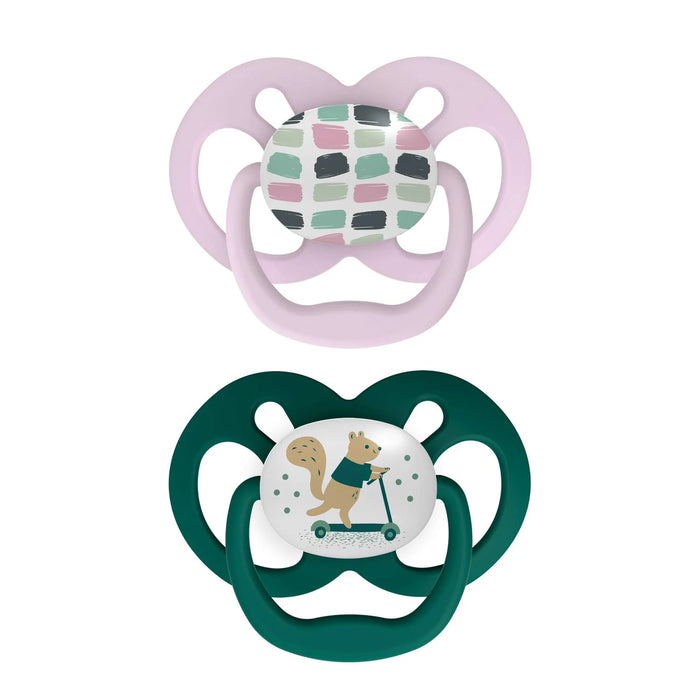 Dr Brown's Advantage Pacifer Stage2 - Scooter Squirrel And Glow In The Dark Blue Ocean