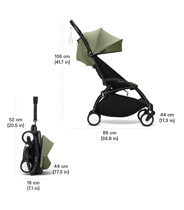 Stokke YOYO3 Complete Stroller - Black/Taupe