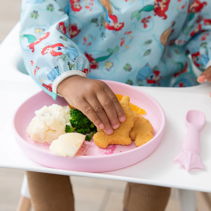 Bumkins Silicone Plate+Spoon Set: Disney Princess