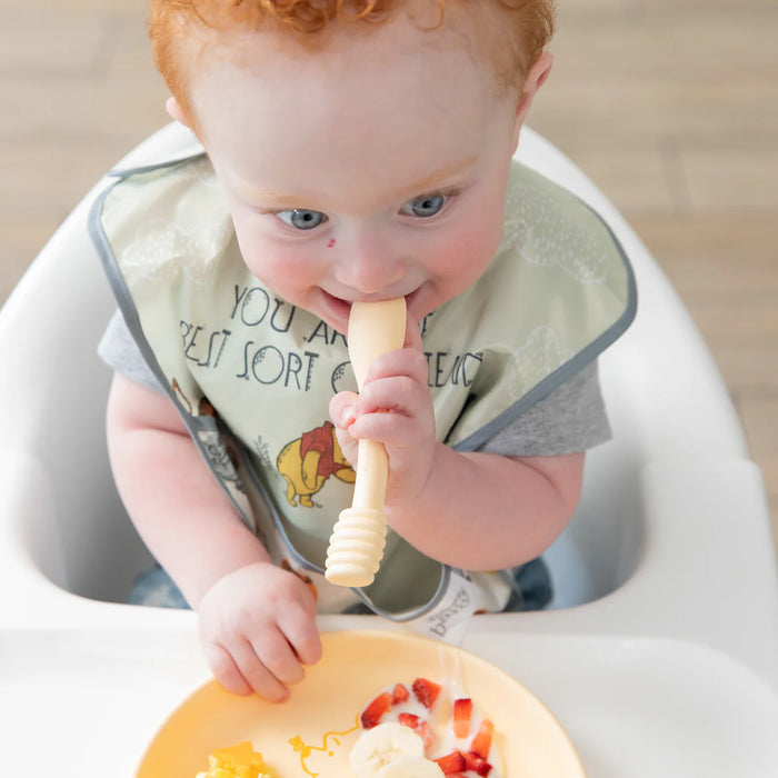 Bumkins Silicone Plate+Spoon Set:Disney Winnie The Pooh