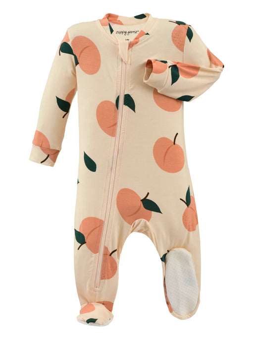 Zippy Jamz Footed Bamboo - Peachy Keen