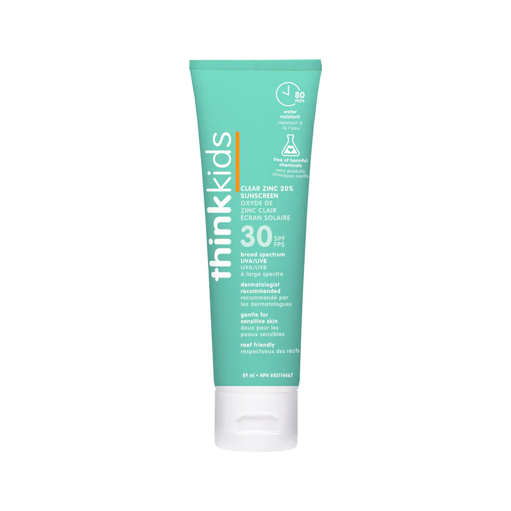 Thinkkids Clear Zinc Sunscreen Lotion SPF30 89ml