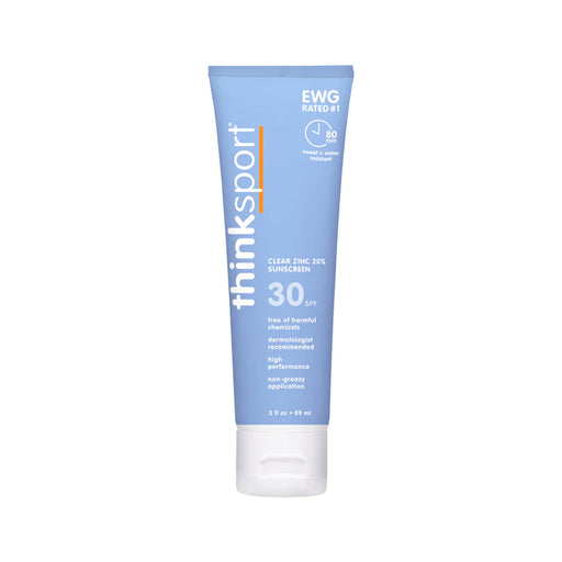 Thinksport Clear Zinc Sunscreen Lotion SPF30 89ml
