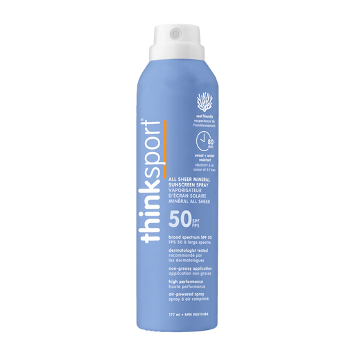 Thinksport Mineral Sunscreen Spray spf50+ 177ml