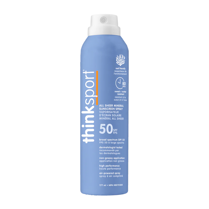 Thinksport Mineral Sunscreen Spray spf50+ 177ml