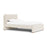 Monte Pillowback Bed Full Bed with Walnut Feet - Dune