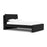 Monte Pillowback Bed Full Bed with Maple Feet - Black Heathered