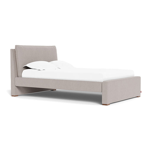 Monte Pillowback Bed Full Bed with Walnut Feet - Sand